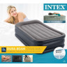 Надувная кровать INTEX Deluxe Pillow Rest Raised 64132, 99×191×42 см, встроенный насос 220V