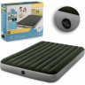 Надувной матрас INTEX Downy Airbed 64763, 152×203×25 см, с встроенным ножным насосом